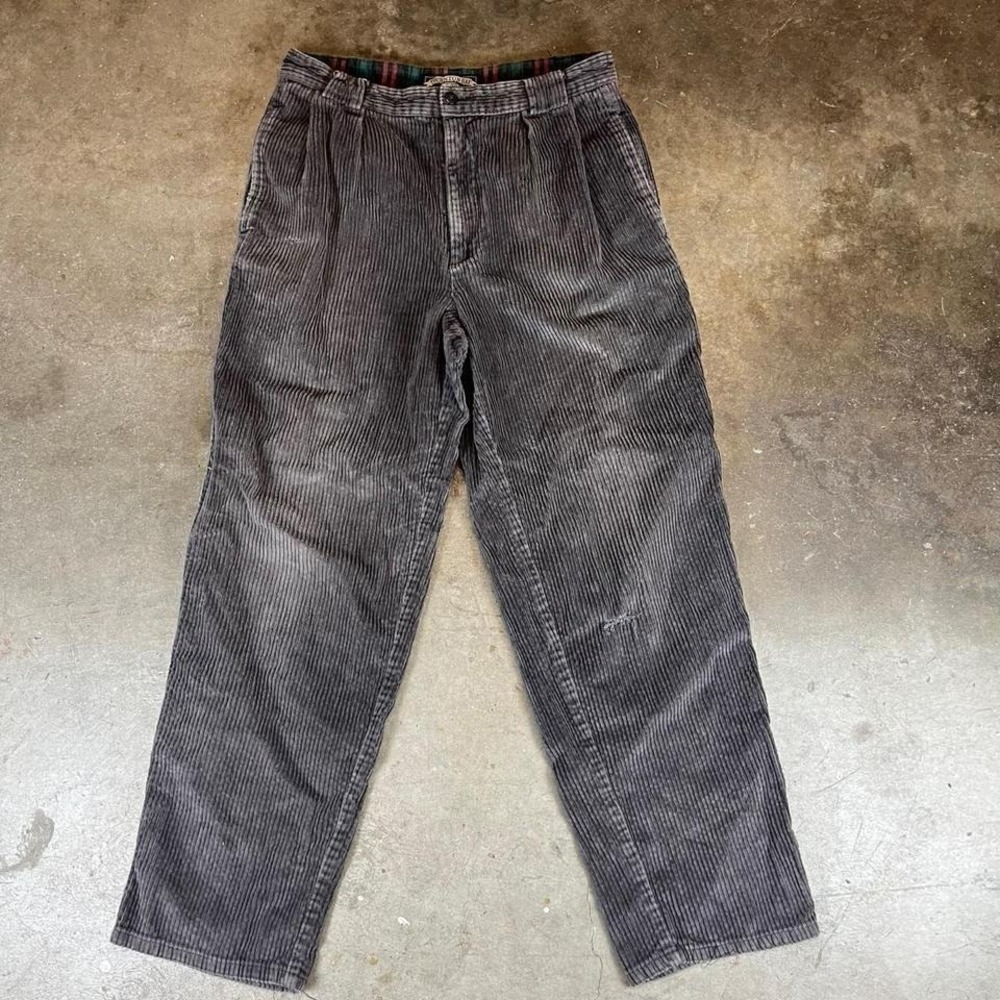 90s vintage Thornton Bay grey corduroy pants